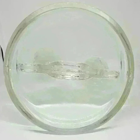 Vintage Glass Candle Holder - Picture 3 of 4